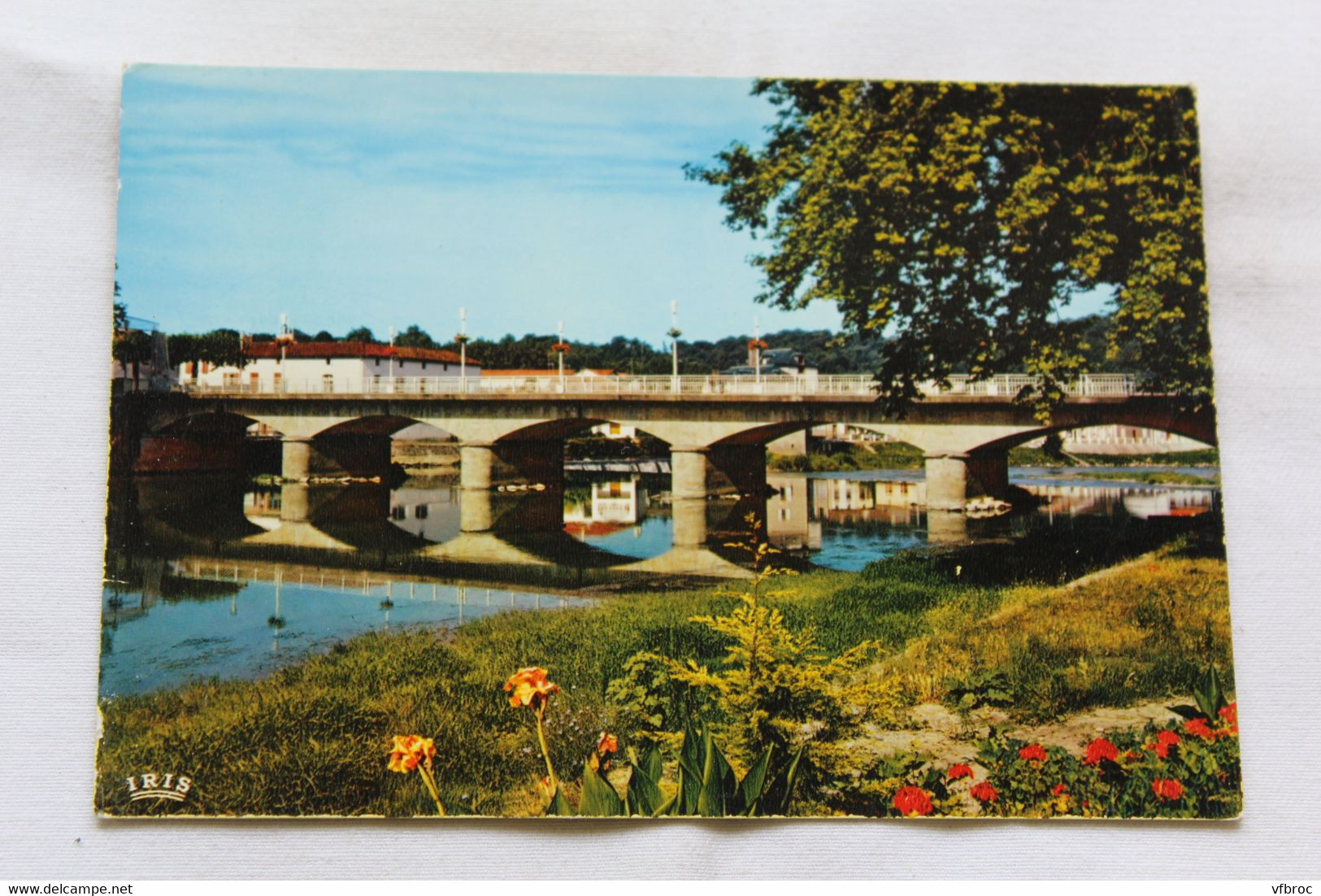 K302, Cpm, Aire sur l'Adour, le pont, Landes 40