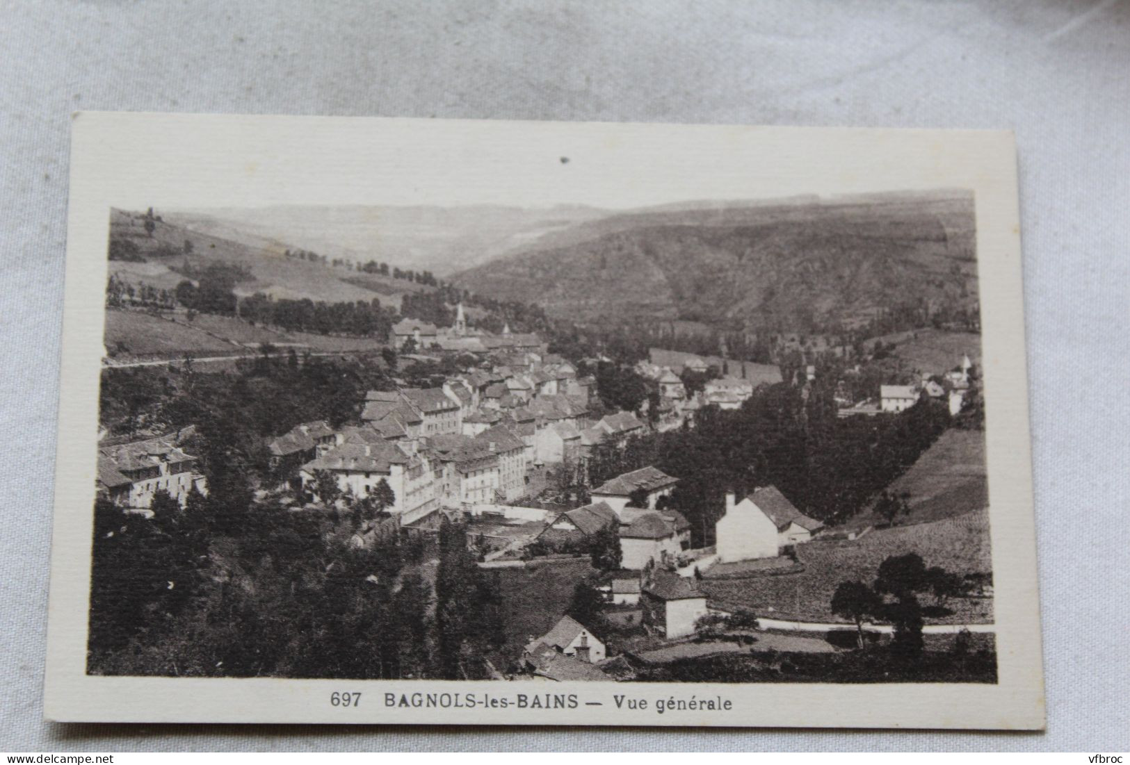 K576, Bagnols les Bains, vue générale, Lozère 48