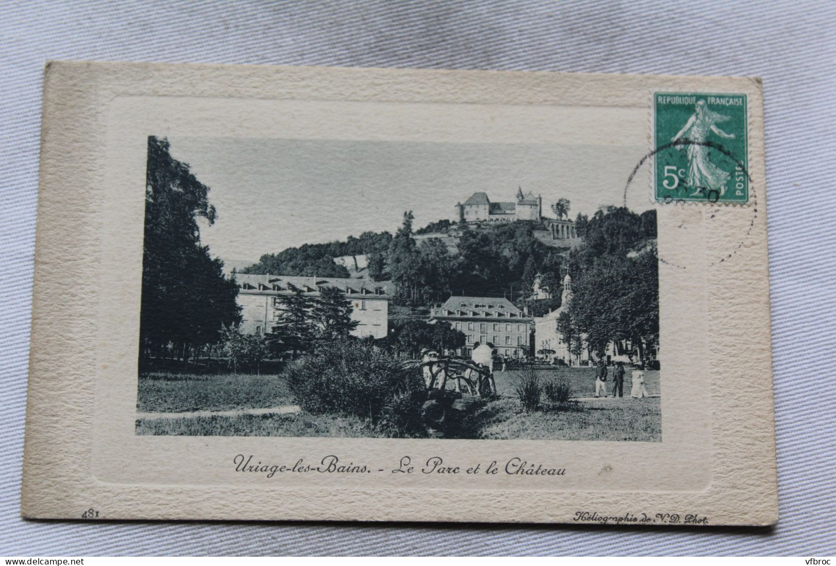 K915, Uriage les Bains, le parc et le château, Isère 38