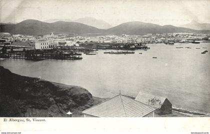 cape verde, St. VINCENT, El Albergue (1910s) Postcard