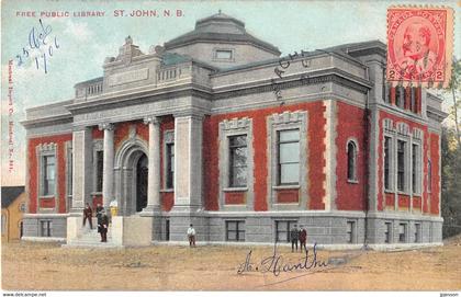 NOUVEAU BRUNSWICK - SAINT JOHN - FREE PUBLIC LIBRARY