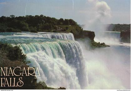 CANADA - Niagara Falls - American falls with Horseshoe falls in the background - Carte postale grand format moderne