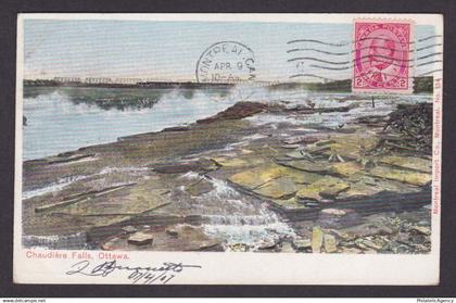 Postcard, CANADA, Ottawa, Chaudiere Falls