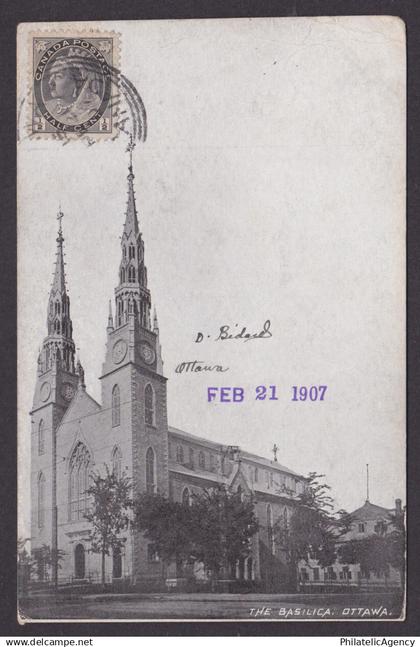 Postcard, CANADA, Ottawa, The Basilica