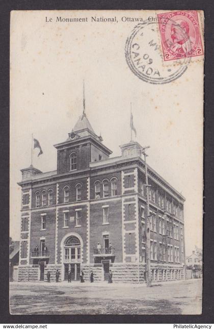 Postcard, CANADA, Ottawa, The National Monument