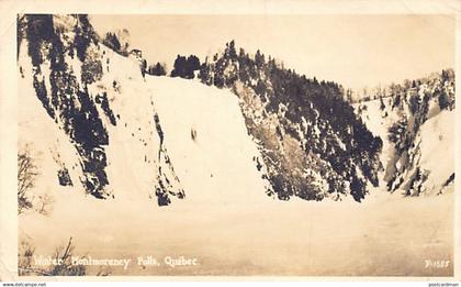 Canada - Québec - Winter Montmorency Falls - REAL PHOTO