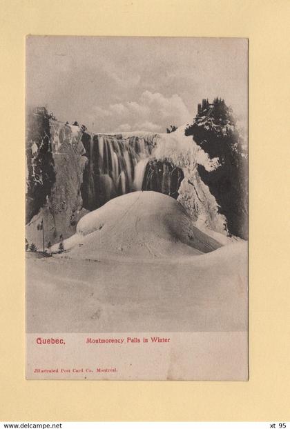 Quebec - Montmorency Falls in Winter