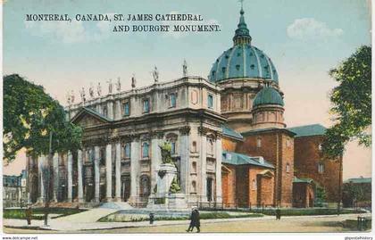 CANADA 1910 superb mint col. pc "MONTREAL (Québec), Canada, St. James Cathedral"