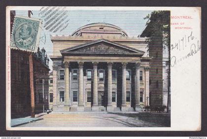 Postcard, CANADA, Montreal, Bank of Montreal