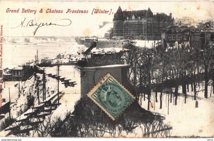 Carte postale ancienne de QUEBEC - CHATEAU FRONTENAC