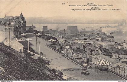 Canada - QUÉBEC - Vue générale du port prise de la Cathédrale - Ed. ND Phot. Neurdein 278