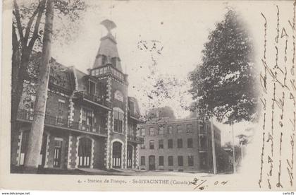 Canada - Saint-Hyacinthe - Station de Pompe - Postmarked 1904