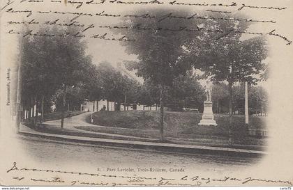 Canada - Trois-Rivières - Parc Laviolette - Monument Laviolette - Postmarked 1904