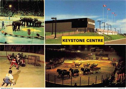 73998883 Brandon Manitoba Keystone Centre mit Elefanten Hockey Pferdekutschen