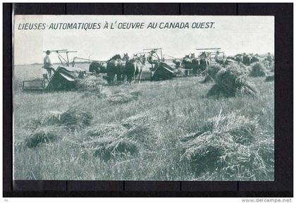 Canada - Lieuses Automatiques à l'Oeuvre au Canada Ouest