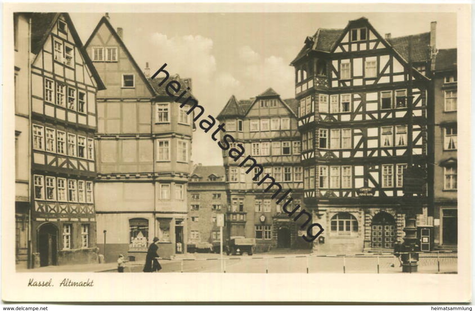 Kassel - Altstadt - Foto-AK - Verlag Bruno Hansmann Kassel