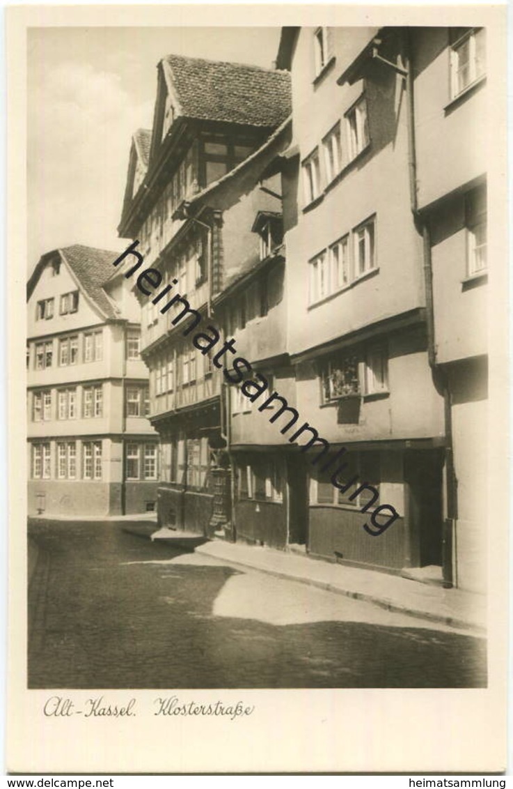 Kassel - Klosterstraße - Foto-AK - Verlag Bruno Hansmann Kassel