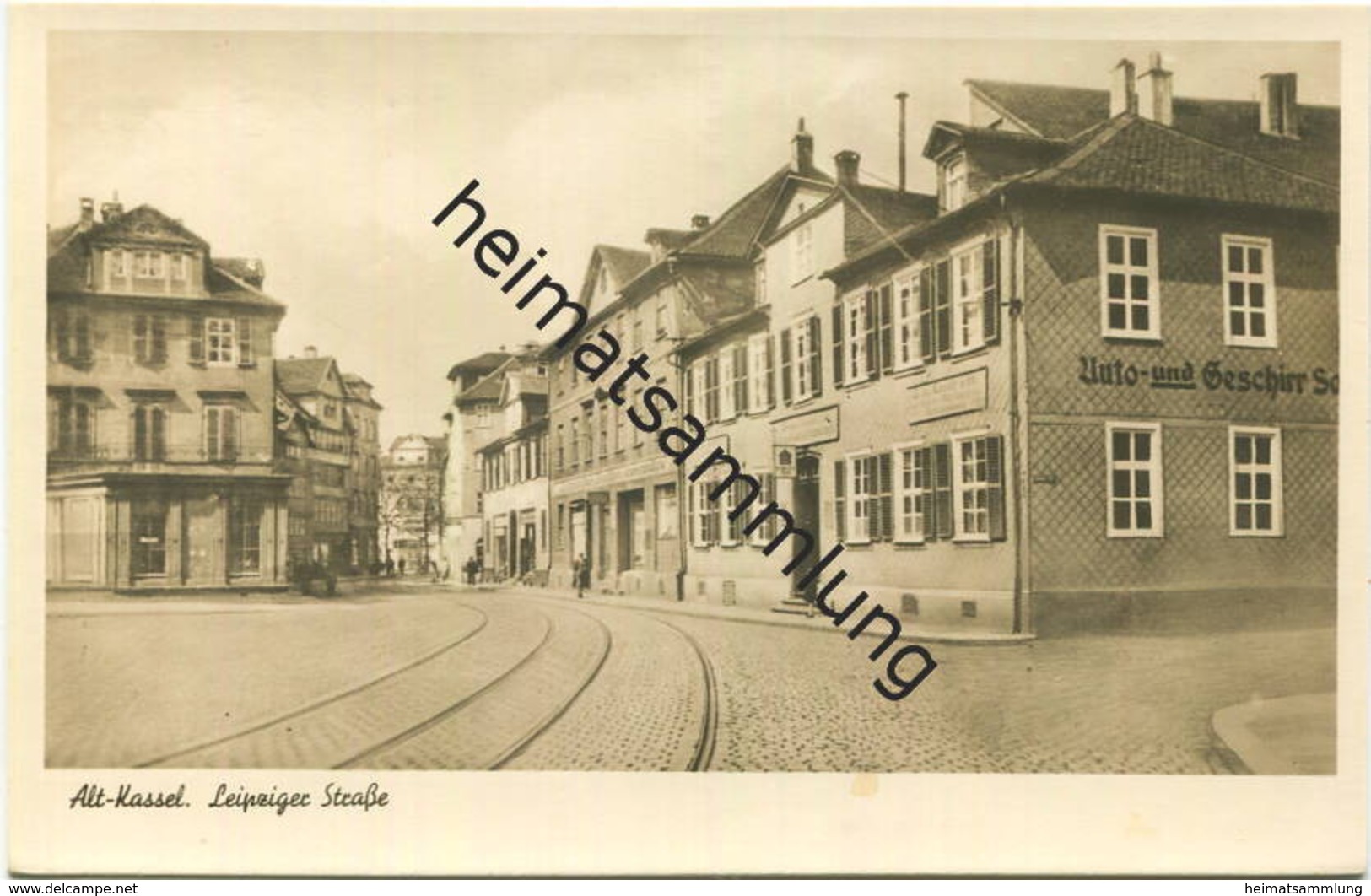 Kassel - Leipziger Straße - Foto-AK - Verlag Bruno Hansmann Kassel