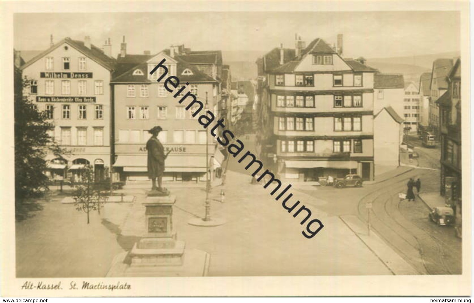 Kassel - St. Martinsplatz - Foto-AK - Verlag Bruno Hansmann Kassel