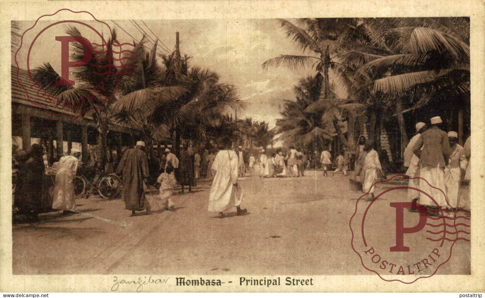 KENIA. KENYA. Mombasa Principal Street