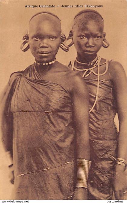 Kenya - Two young Kikuyu girls - Publ. Spiritus