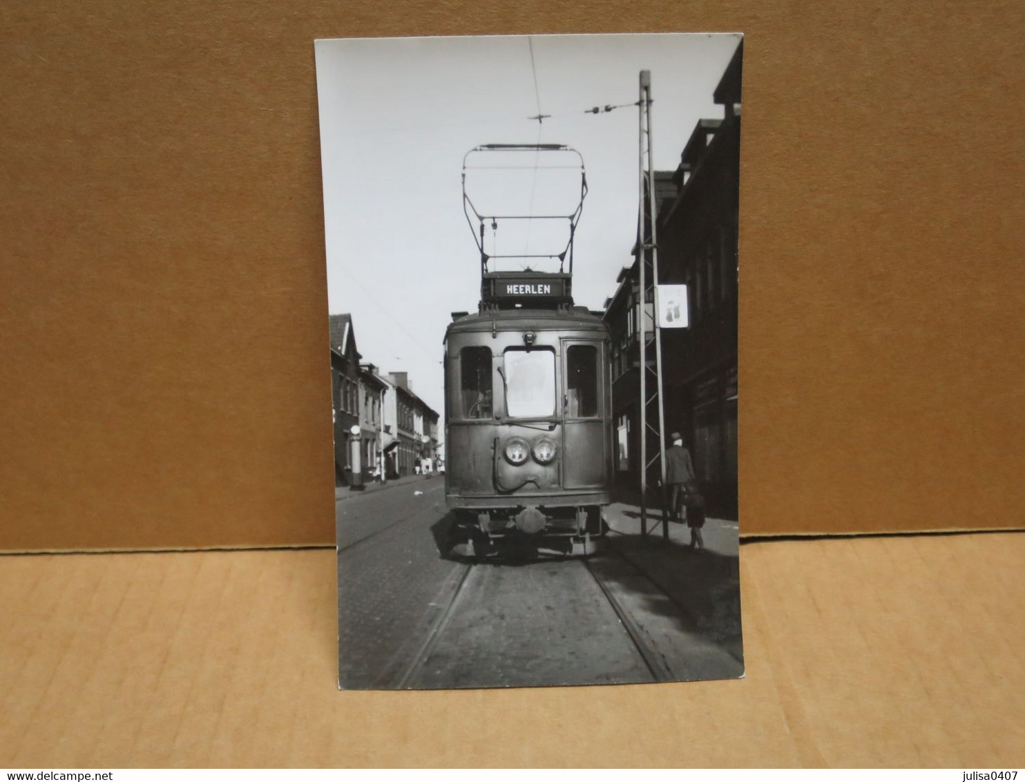 KERKRADE (Pays Bas) photographie format cpa tramway électrique ligne Kerkrade Heerlen 1948