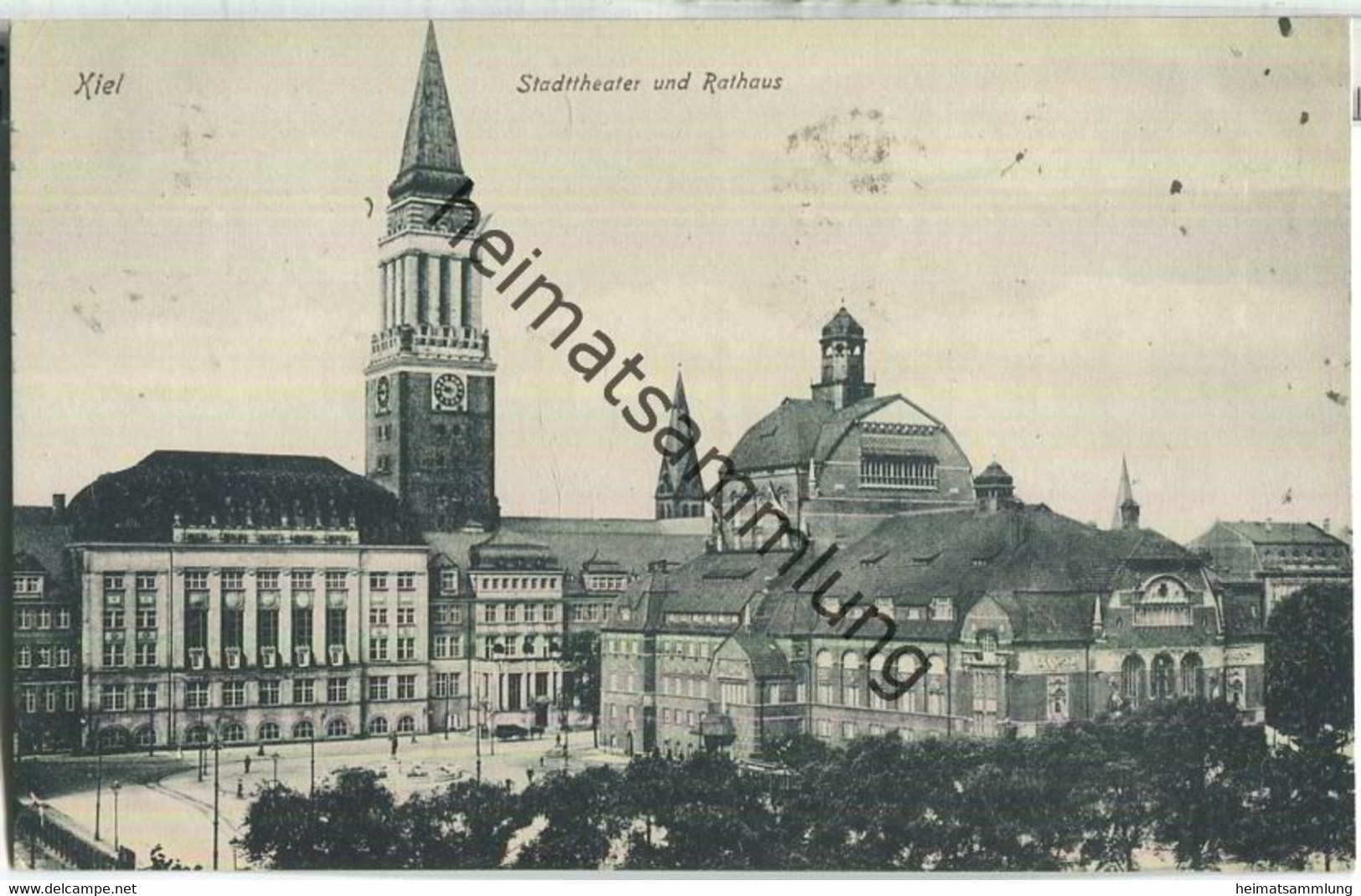 Kiel - Stadttheater - Rathaus - Verlag Hermann Edlefsen Kiel