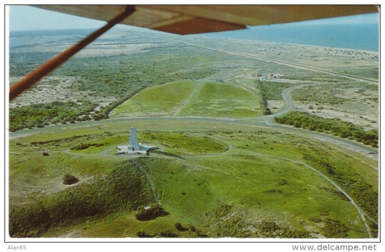 Kill Devil Hill NC North Carolina, Wright Brothers First Flight National Memorial, Aviation, c1960s Vintage Postcard