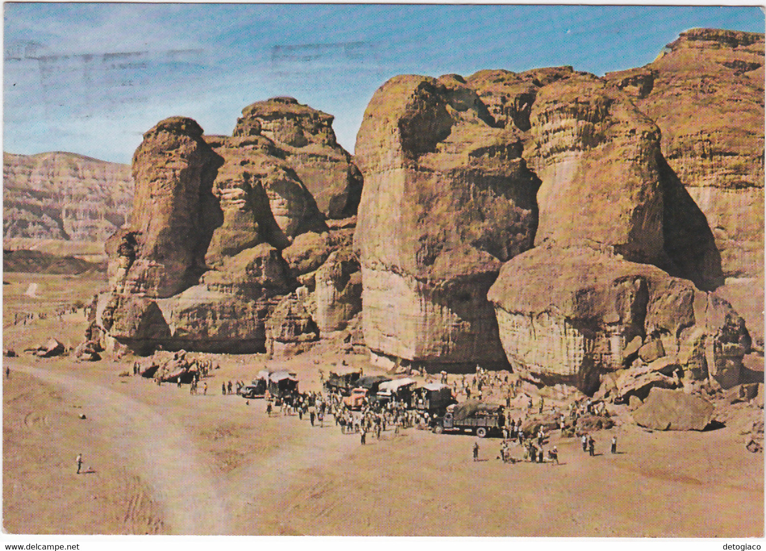 KING SOLOMON'S PILLARS NEAR EILAT - ISRAELE - ISRAEL - VIAGG. 1975 -82024-