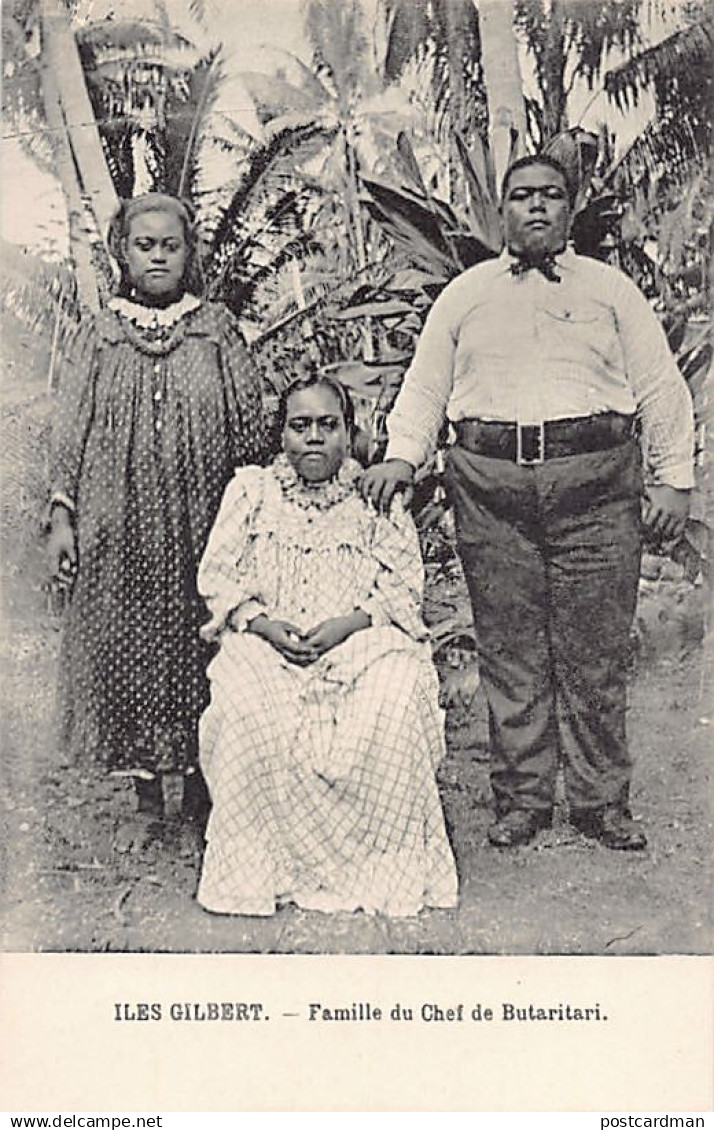 Kiribati - Gilbert Islands - BUTARITARI - The Uea's family (native chief) - Publ. unknown