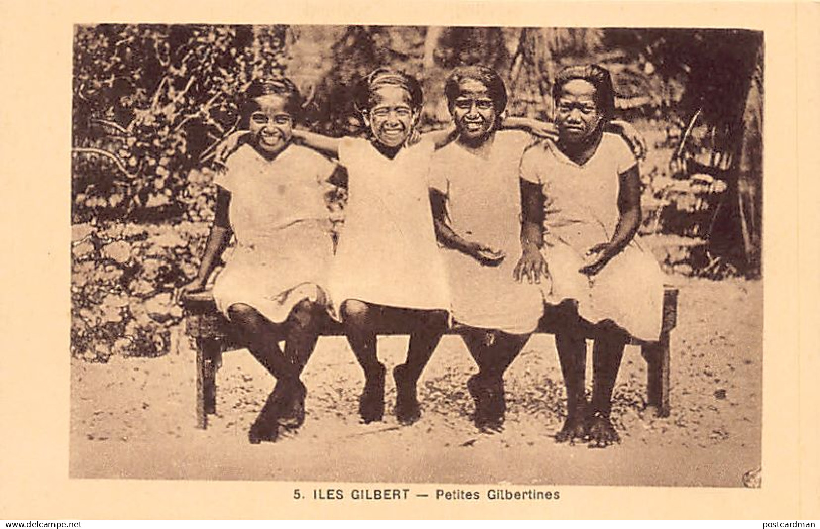 Kiribati - Gilbert Islands - Native children - Publ. F. Chapeau 5