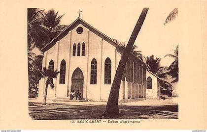 Kiribati - Gilbert Islands - ABEMAMA - The church - Publ. F. Chapeau 12