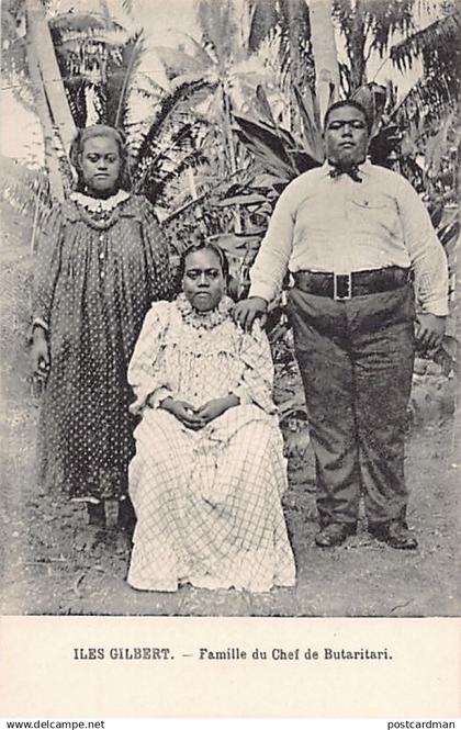 Kiribati - Gilbert Islands - BUTARITARI - The Uea's family (native chief) - Publ. unknown