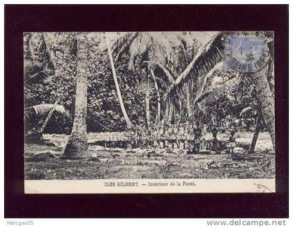 kiribati iles gilbert intérieur de la forêt pas d'édit.