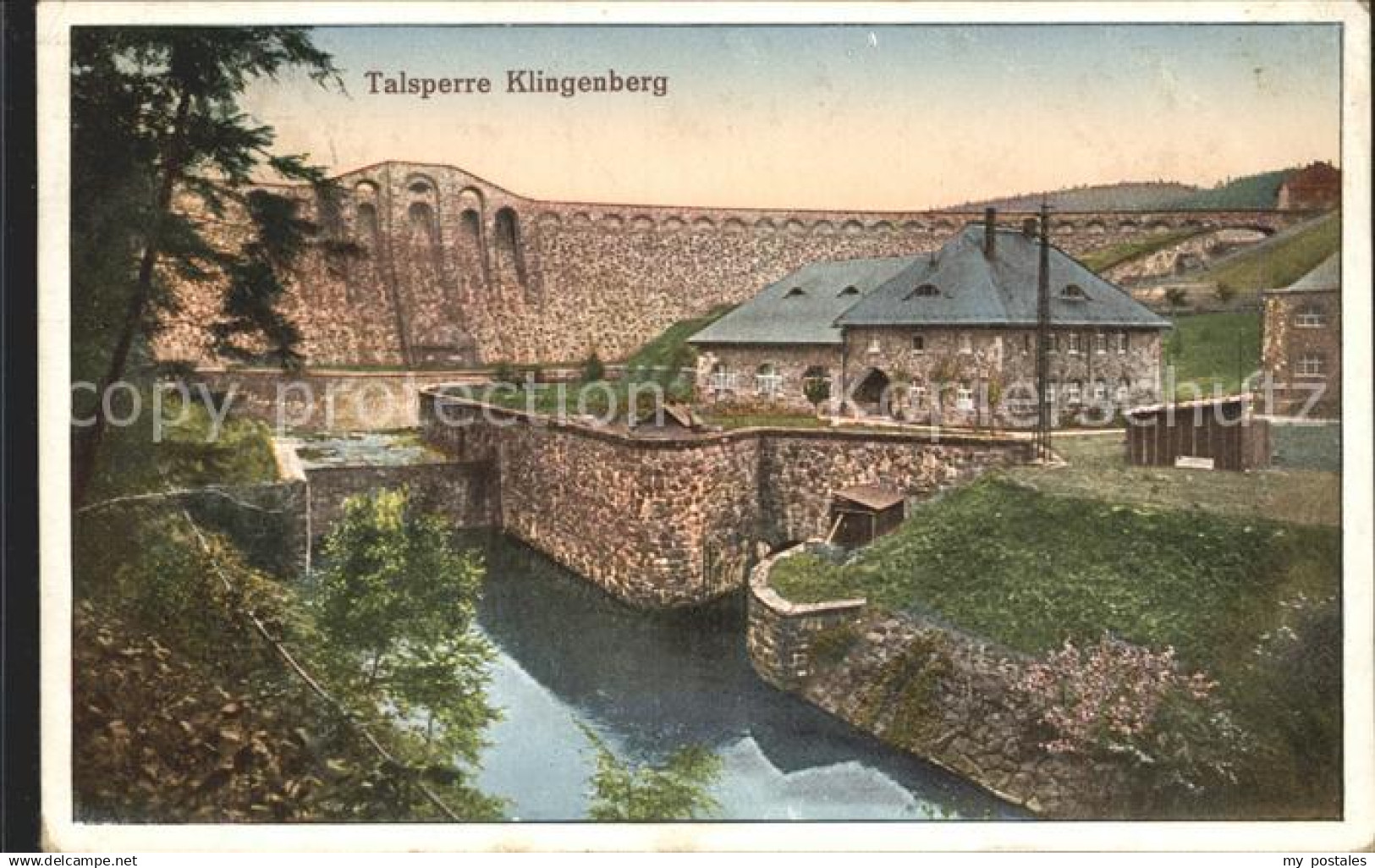 Klingenberg Sachsen Talsperre Sperrmauer