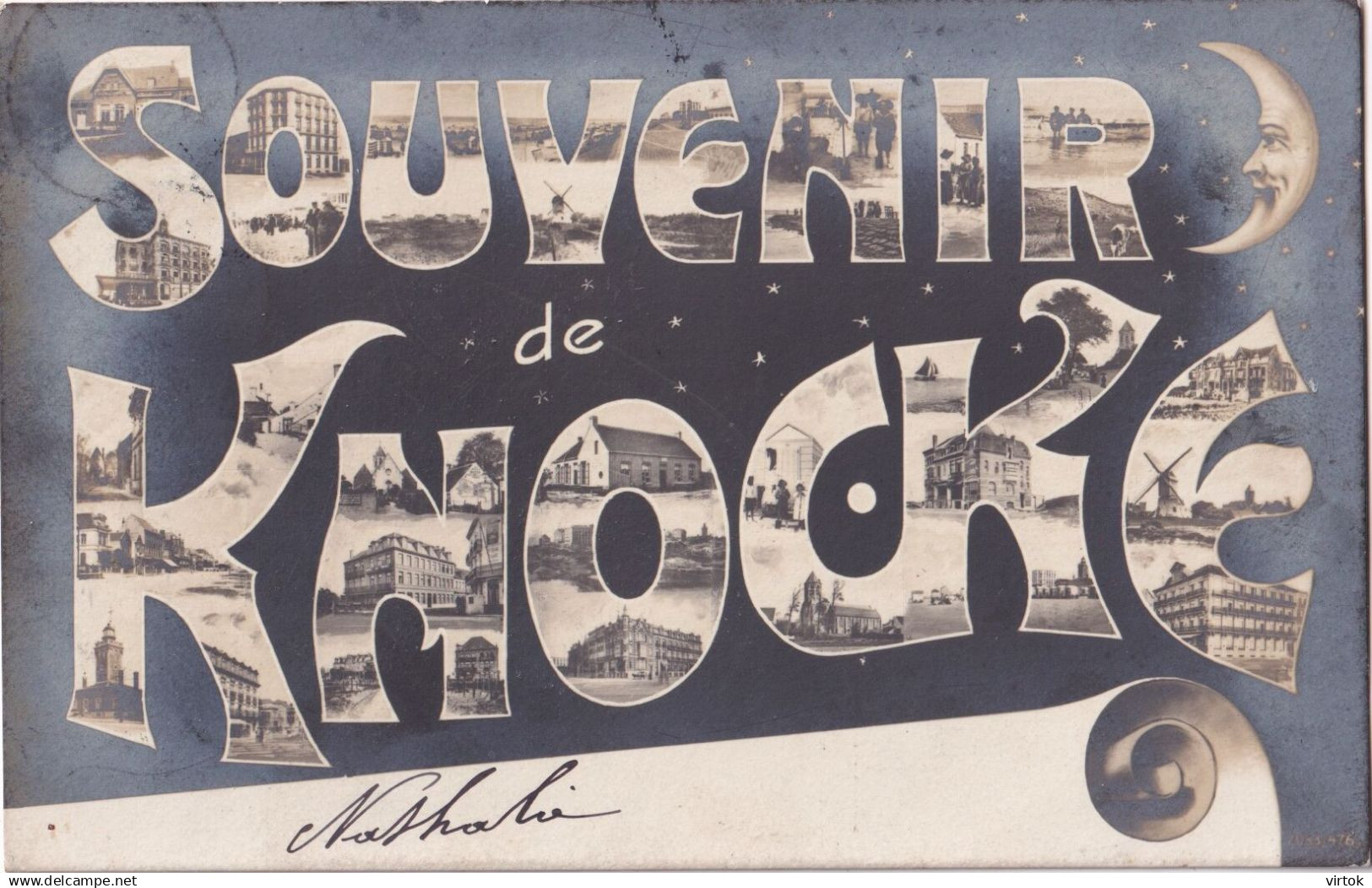 Knokke :  groeten - souvenir   1905