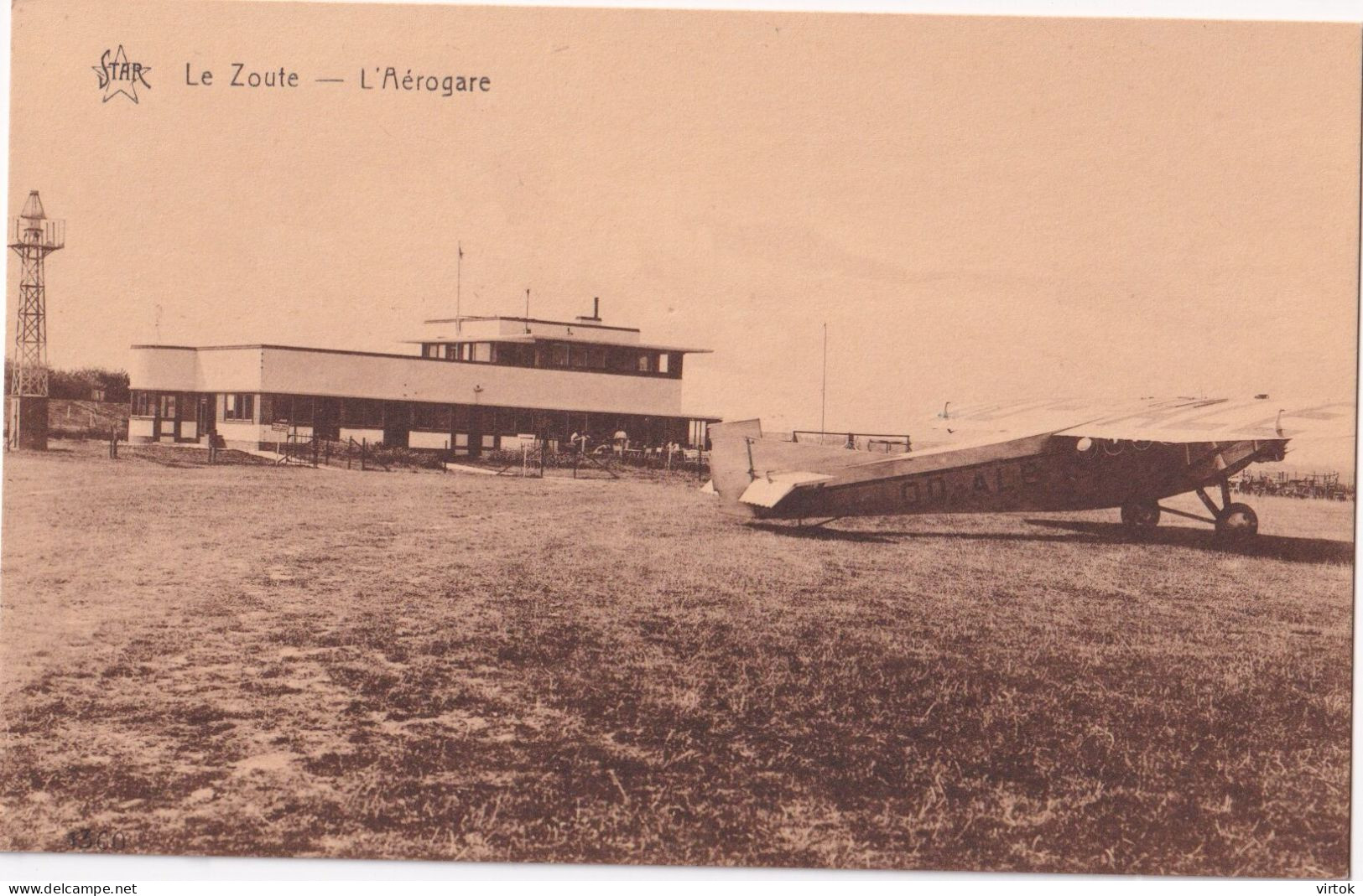 KNOKKE :  LE ZOUTE                  vliegtuig - avion