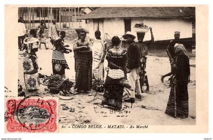 Congo Belge - Matadi - Au Marché