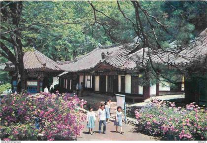 Corée du Nord - Le temple Sangweun à Myohyang-san - CPM - Carte Neuve - Voir Scans Recto-Verso