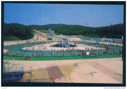 109007 / Pyongyang - WATER AND ENTERTAINMENT COMPLEX , SWIMMING POOL - North Korea Corée du Nord PC mint postcard