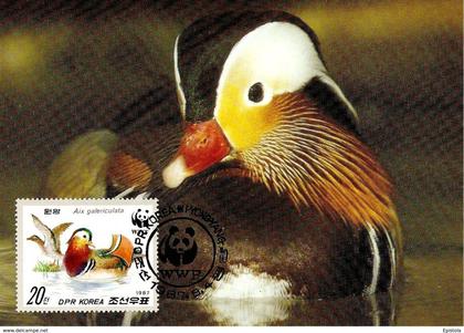 1987 - DPR KOREA - NORTH KOREA - Corée du Nord  조선민주주의인민공화국 - Mandarin Duck Canard