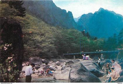 Corée du Nord - La rivière Sinkyétcheun ( monts Keumgang ) - Carte Neuve - CPM - Voir Scans Recto-Verso