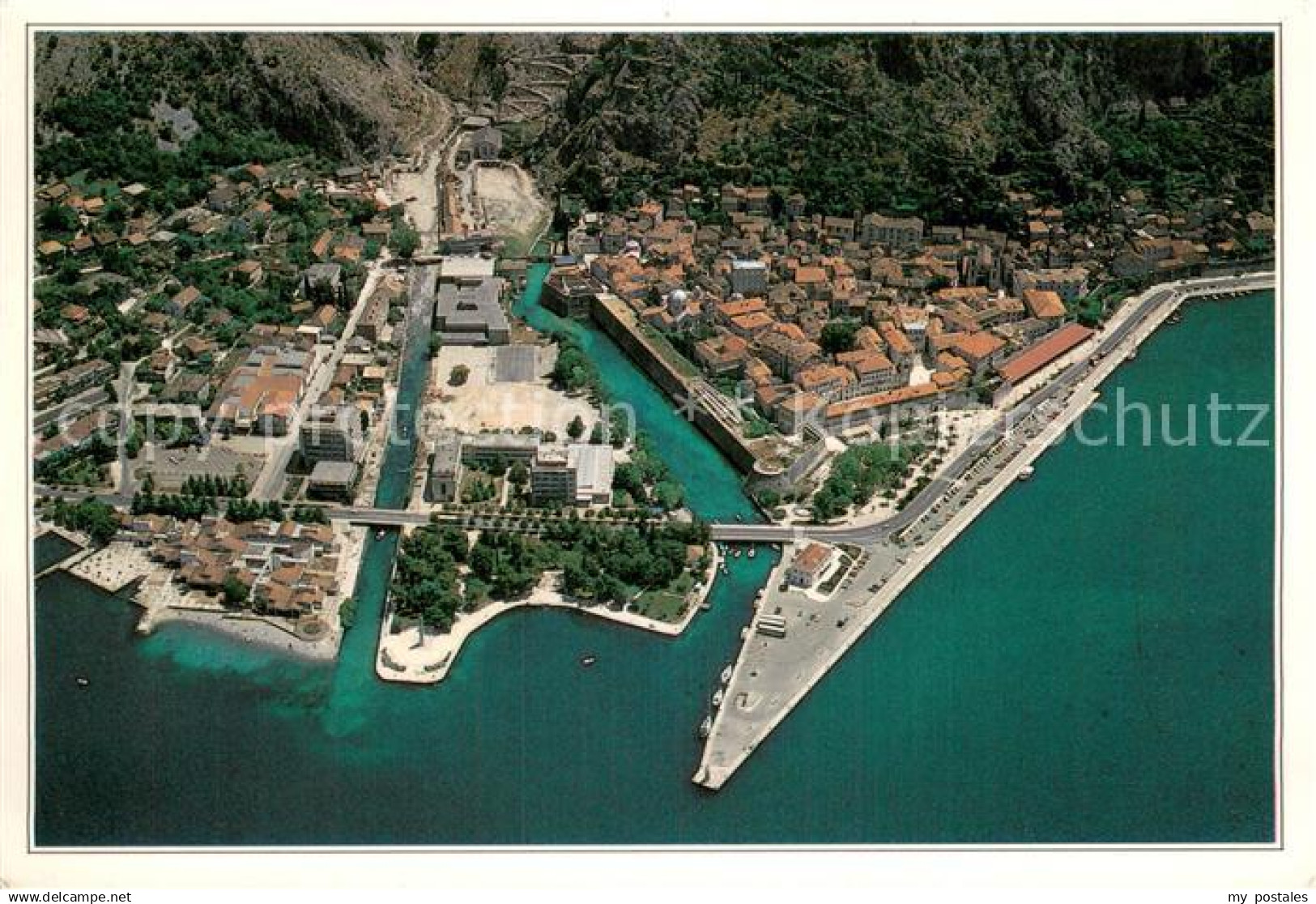 Kotor Montenegro Fliegeraufnahme