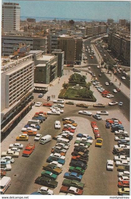 koweit - kuwait : city  aerial  view  , voitures