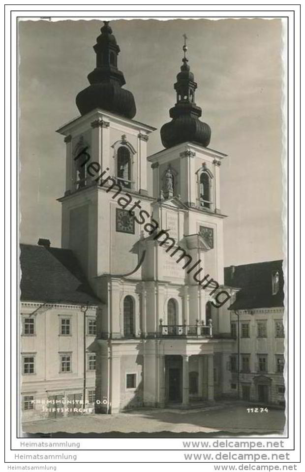 Kremsmünster - Stiftskirche - Foto-AK