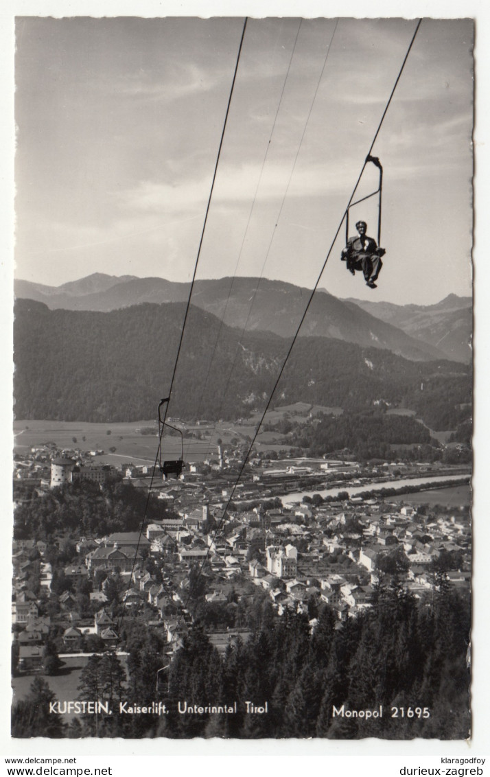 Kufstein, Kaiserlift old postcard unused b171025