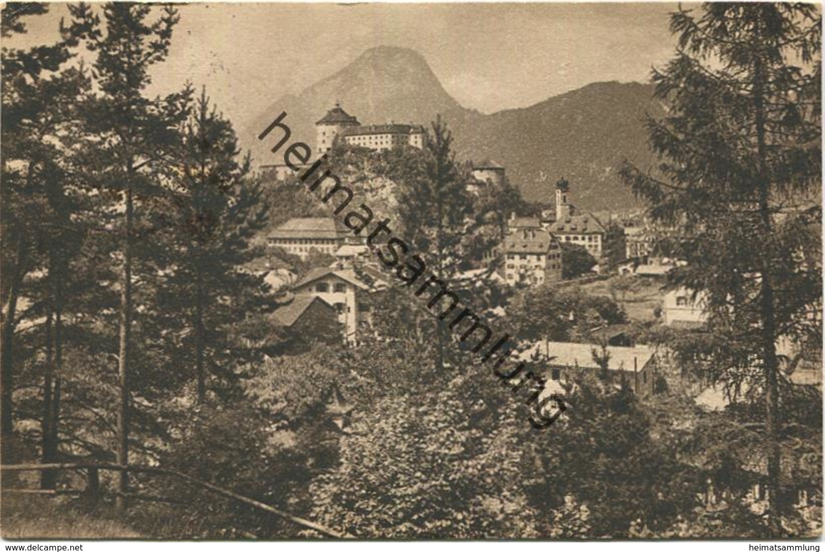 Kufstein mit Pendling - Verlag Ed. Lippott und Anton Karg Kufstein 1917 gel. 1918