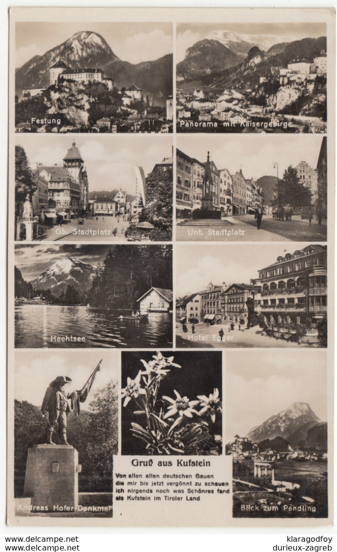 Kufstein old postcard unused b181201