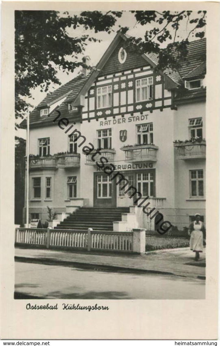 Kühlungsborn - Rat der Stadt - Foto-AK - Heldge-Verlag Köthen 50er Jahre