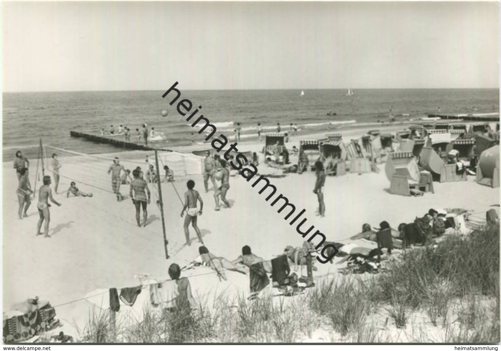 Kühlungsborn - Strand - Foto-AK Grossformat - Verlag Bild und Heimat Reichenbach